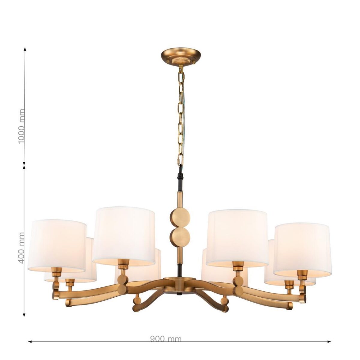 2624-8P, подвесная люстра, D900xH400/1400, 8xE14x40W, excluded — изображение 3