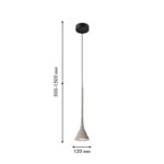 4408-1P, подвес, D120xH500/1500, LEDx6W, 525LM, 4000K, IP20, included — изображение 2