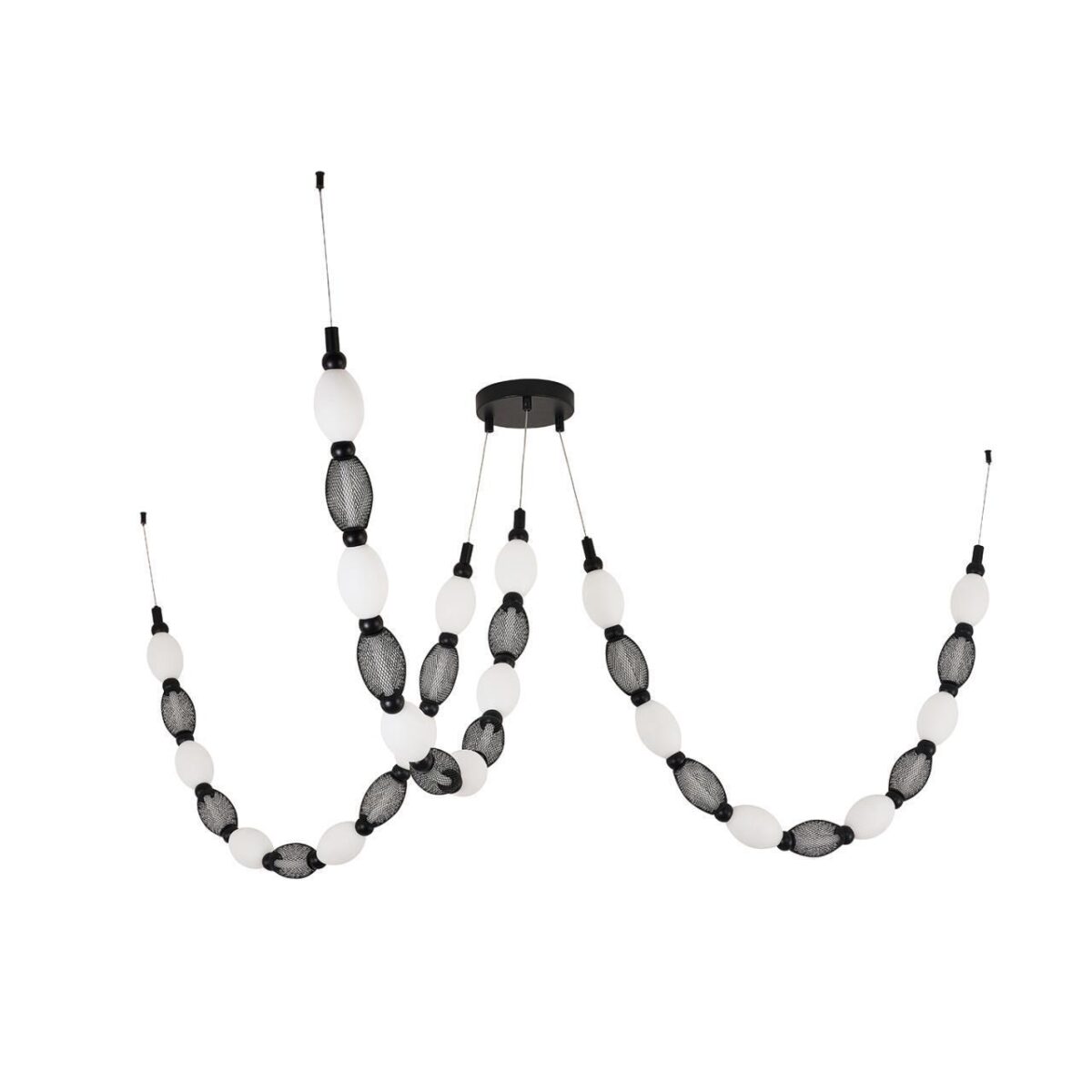 4560-3PC, подвесная/потолочная люстра, D200xH1780/2780 + D650xH890/1775 + D1980xH820/1725, 3xLEDx18W, 2230LM, 4000K, included — изображение 8