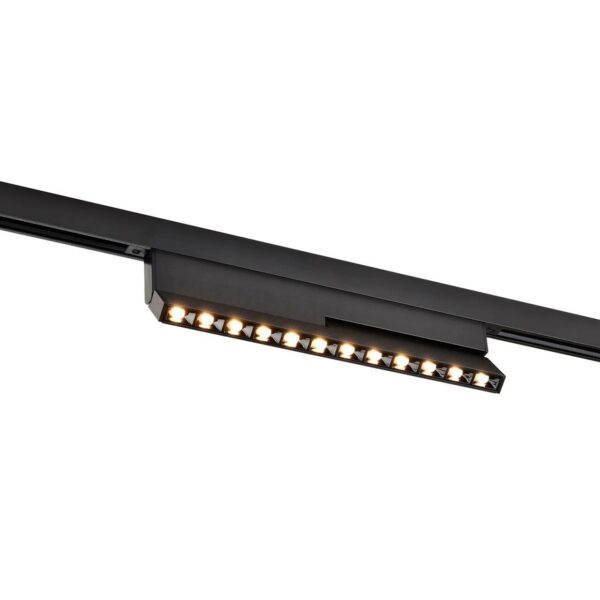 4574-1U, трековый светильник, L226xW10.5xH52, LEDx10W, 48V, 410LM, 2700-5700K, CRI>90, beam angle:30, included