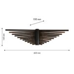 4381-1W, настенный светильник, D100xW625xH165, LEDx20W, 1170LM, 4000K, CRI>90, included — изображение 3