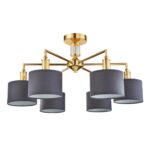 2612-6P, потолочная люстра, D650xH340, 6xE14x40W, excluded — изображение 2