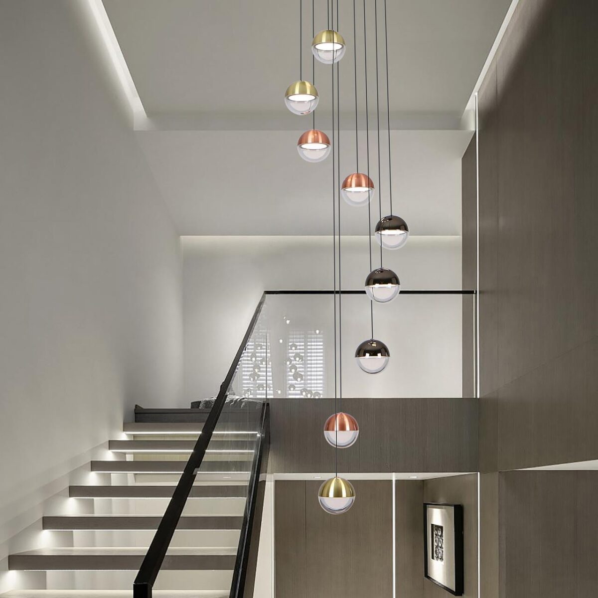 4371-6P, подвесная люстра, D390xH1970, 6xLEDx5.3W, 2240LM, 4000K, CRI>90, included — изображение 6