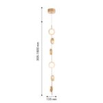 4334-6P1, подвес, D135xH1305/1800, 6xLEDx4W, 1920LM, 4000K, included — изображение 2