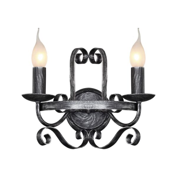 2162-2W, настенный светильник, D180xW310xH260, 2xE14x40W, excluded