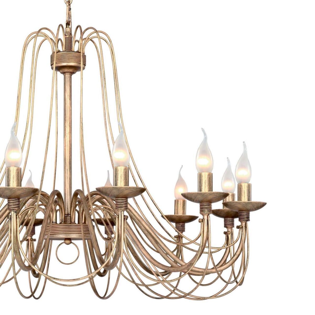 2163-12P, люстра подвесная, D920xH650/1350, 12xE14x40W, excluded — изображение 4