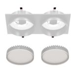 4649-2C, врезной светильник, L215xW108xH37, cutout:L186xW92, 2xGX53LEDx15W, IP20, excluded — изображение 4