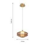 4641-1P, подвес, D150xH245/1445, LEDx6W, 630LM, 4000K, included — изображение 2