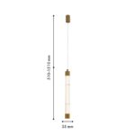 4558-1P, подвес, D35xH510/1510, LEDx4W, 460LM, 4000K, included — изображение 3