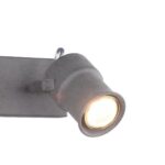 2026-2W, настенный светильник, D165xW265xH125, 2xGU10LEDx5W, 560LM, 3000K, included — изображение 3