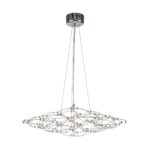 4305-8P, подвесная люстра, D785xH270/2270, LEDx46W, 5580LM, 3000K/4500K/6000K, included, remote control