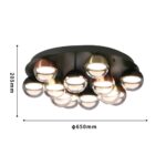 4371-12C, потолочная люстра, D650xH205, LEDx65W, 4550LM, 4000K, included — изображение 2