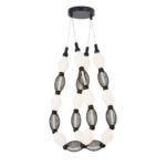 4560-2PC, подвесная/потолочная люстра, D200xH1780/2780 + D640xH890/1775 + D1800xH820/1725, 2xLEDx18W, 1630LM, 4000K, included — изображение 4