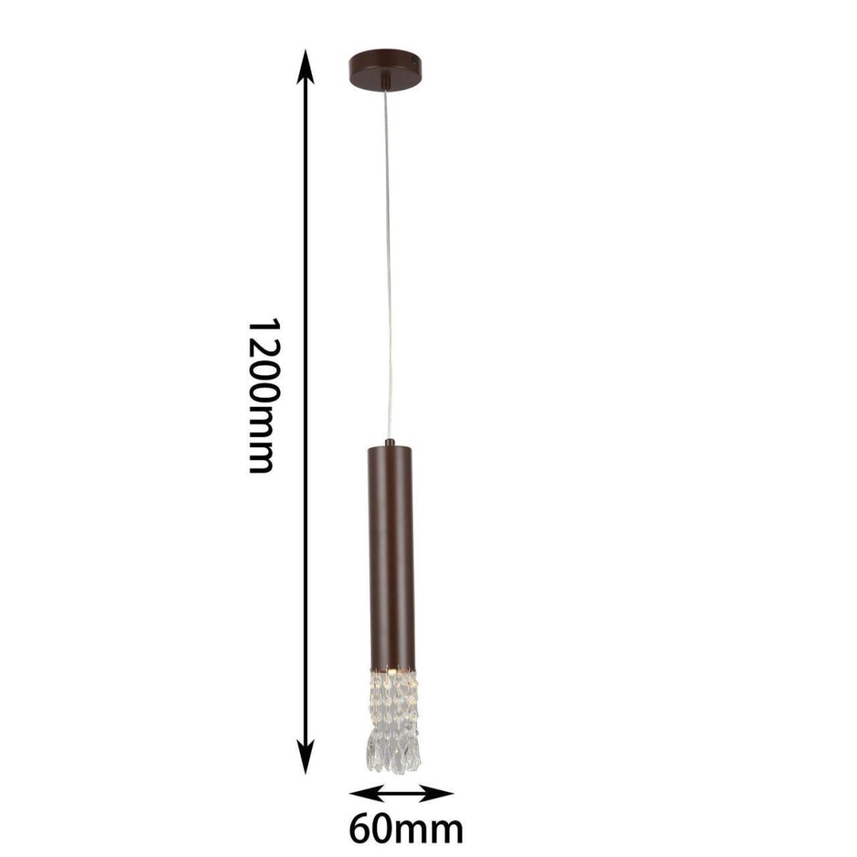 2919-1P, подвес, D100xH440/1200, 1xGU10x40W, excluded — изображение 3