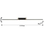 4089-3C, потолочный светильник, L1200xW65xH150, LEDx33W + 2xLEDx3W, 3120LM, 4000K, included, remote control — изображение 3