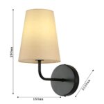 2364-1W, настенный светильник, D230xW150xH290, 1xE14x40W, excluded — изображение 3