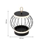 4435-2T, настольный светильник, D250xH250, LEDx12W, 1200LM, 3000-6000K, included, switch — изображение 3