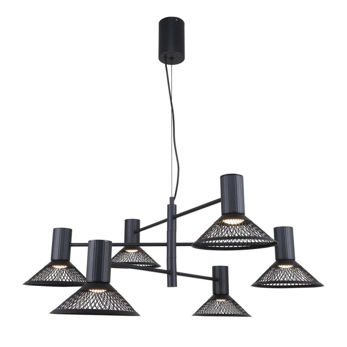 4623-6P, подвесная люстра, D770xH500/1400, 6xLEDx6W, 3960LM, 3000K, included — изображение 1