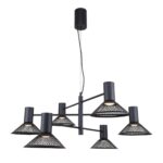 4623-6P, подвесная люстра, D770xH500/1400, 6xLEDx6W, 3960LM, 3000K, included