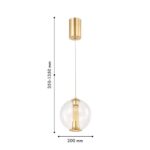 4551-2P, подвес, D200xH350/1350, LEDx7W, 255LM, 4000K, included — изображение 3