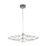 4305-6P, подвесная люстра, D585xH190/2190, LEDx23W, 5300LM, 3000K/4500K/6000K, included, remote control — изображение 2