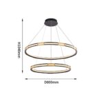 4131-2P, подвесная люстра, D800xH250/1080, LEDx103W, 9288LM, 4000K, included — изображение 3