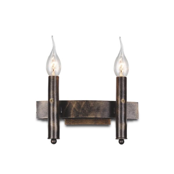 1144-2W, настенный светильник, D170xW310xH195, 2xE14x60W, excluded