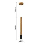 2015-1P, подвес, D40xH565/1565, 1xG9LEDx5W, 400LM, 3000K, included — изображение 3