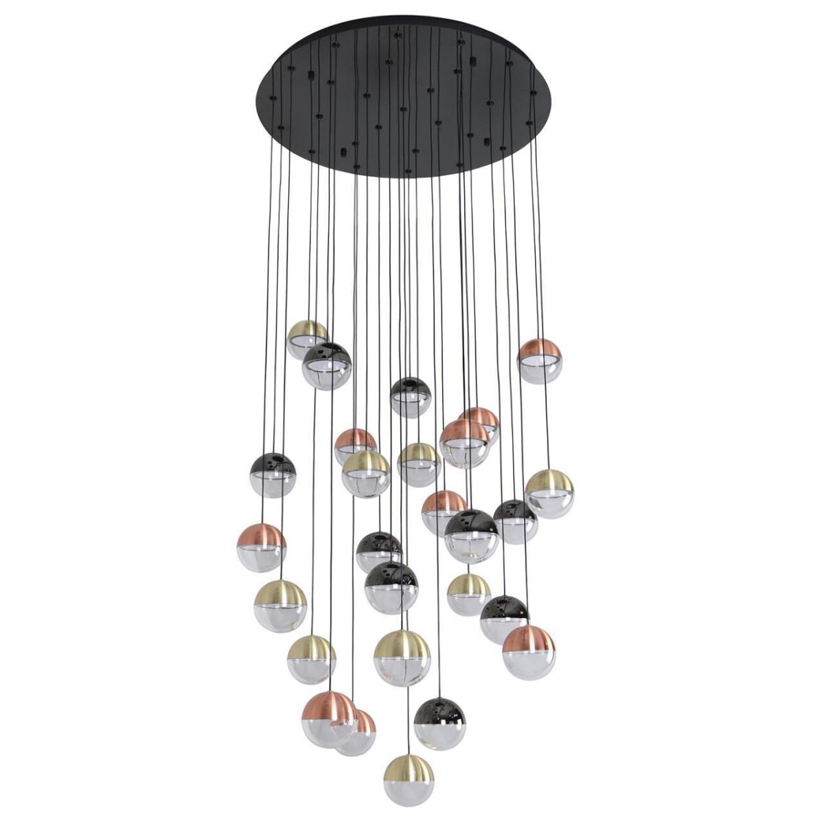 4371-27P, подвесная люстра, D830xH2680, 27xLEDx5.4W, 10220LM, 4000K, CRI>90, included — изображение 2