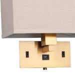 2225-2W, настенный светильник, L280xW140xH220, 1*E27*25W, excluded + 1*LED*2W, 180LM, 4000K, included, USB — изображение 5