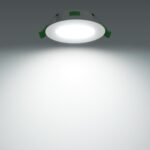 4645-1C, врезной светильник, D113xH30, cutout:D90, LEDx7W, 450LM/560LM/500LM, 3000K/4000K/6500K, IP44, CRI>80, beam angle:120, included — изображение 7