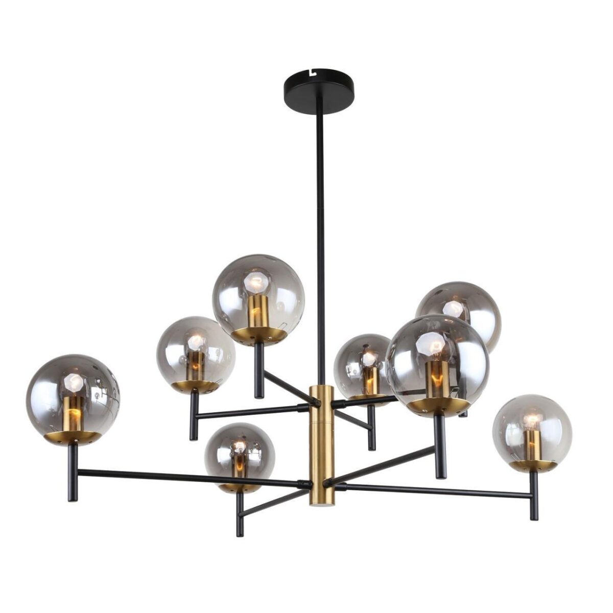 3088-8P, потолочная люстра, D890xH410/710, 8xE14x40W, excluded 3088-8P, потолочная люстра, D890xH410/710, 8xE14x40W, excluded — изображение 1