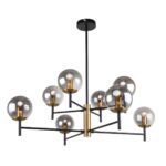 3088-8P, потолочная люстра, D890xH410/710, 8xE14x40W, excluded