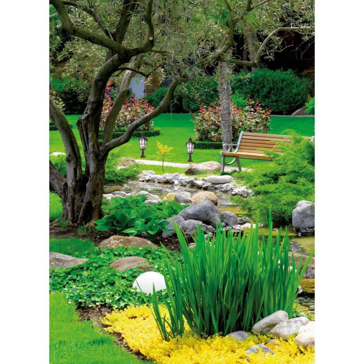 2036-1T, уличный светильник, L230xW230xH680, 1xE27x60W, IP44, excluded — изображение 3