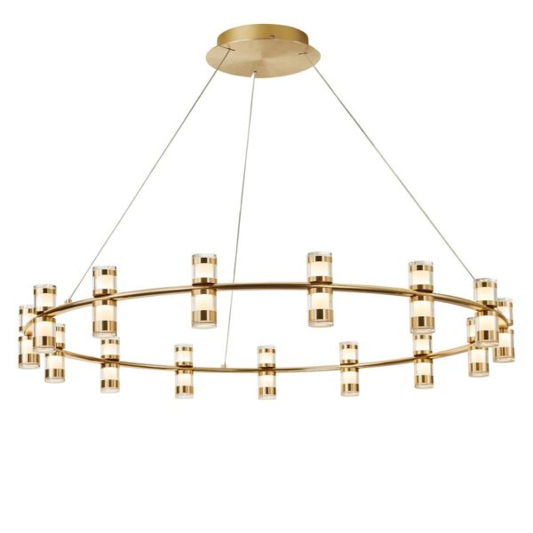 4323-15P, подвесная люстра, D1000xH170/1800, 15xLEDx3W, 3600LM, 4000K, included