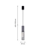 4272-1P, подвес, D60xH430/1930, 1xE27x60W, excluded — изображение 3