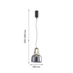 4243-1P, подвес, D260xH500/1800, LEDx6W, 639LM, 4000K, included — изображение 2