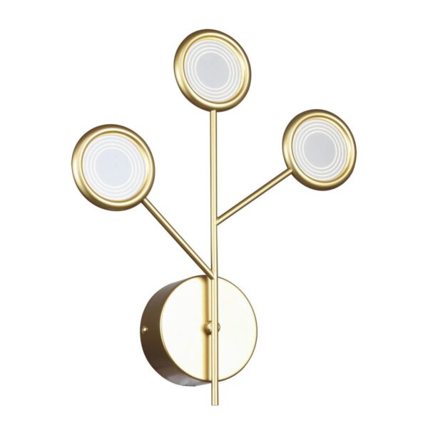 4253-3W, настенный светильник, D70xW280xH350, 3xLEDx3W, 765LM, 4000K, included