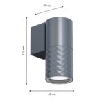 4660-1W, уличный светильник, D90xW60xH135, 1xGU10x35W, IP65, excluded — изображение 3