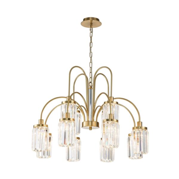 2969-12P, подвесная люстра, D815xH650/1650, 12xE14x40W, excluded