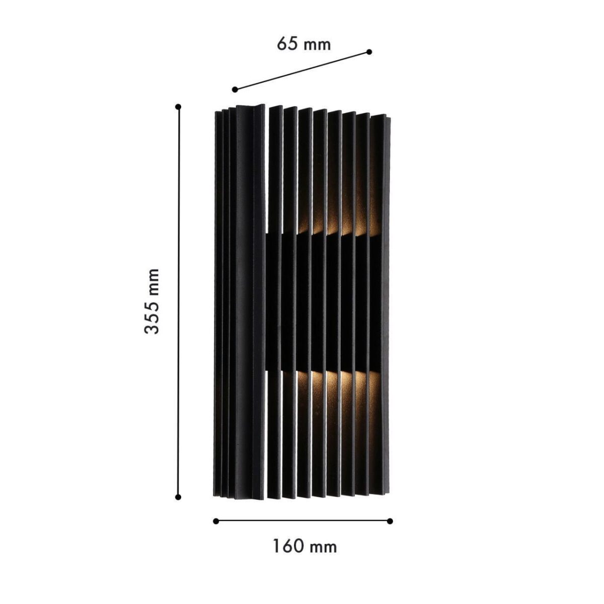 4297-2W, уличный светильник, D65xW160xH355, LEDx16W, 340LM, 4000K, IP54, included — изображение 3