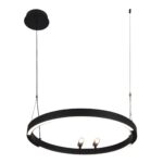 4474-1P, подвесная люстра, D600xH1000/1800, LEDx58W + 2xLEDx3W, 1860LM, 3000-6500K, included, remote control