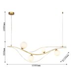 4059-4P, подвесная люстра, L1000xW120xH350/1350, 4xG9LEDx5W, excluded — изображение 3