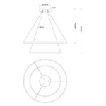 4591-180-6GD, потолочная чаша, D180xH40, цвет золотой — изображение 5