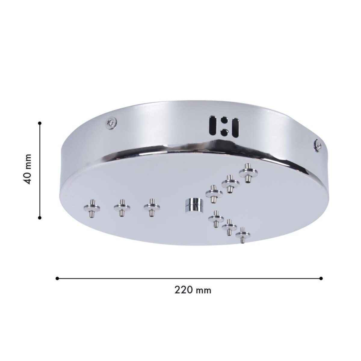 4591-220-9CH, потолочная чаша, D220xH40, цвет хром — изображение 2