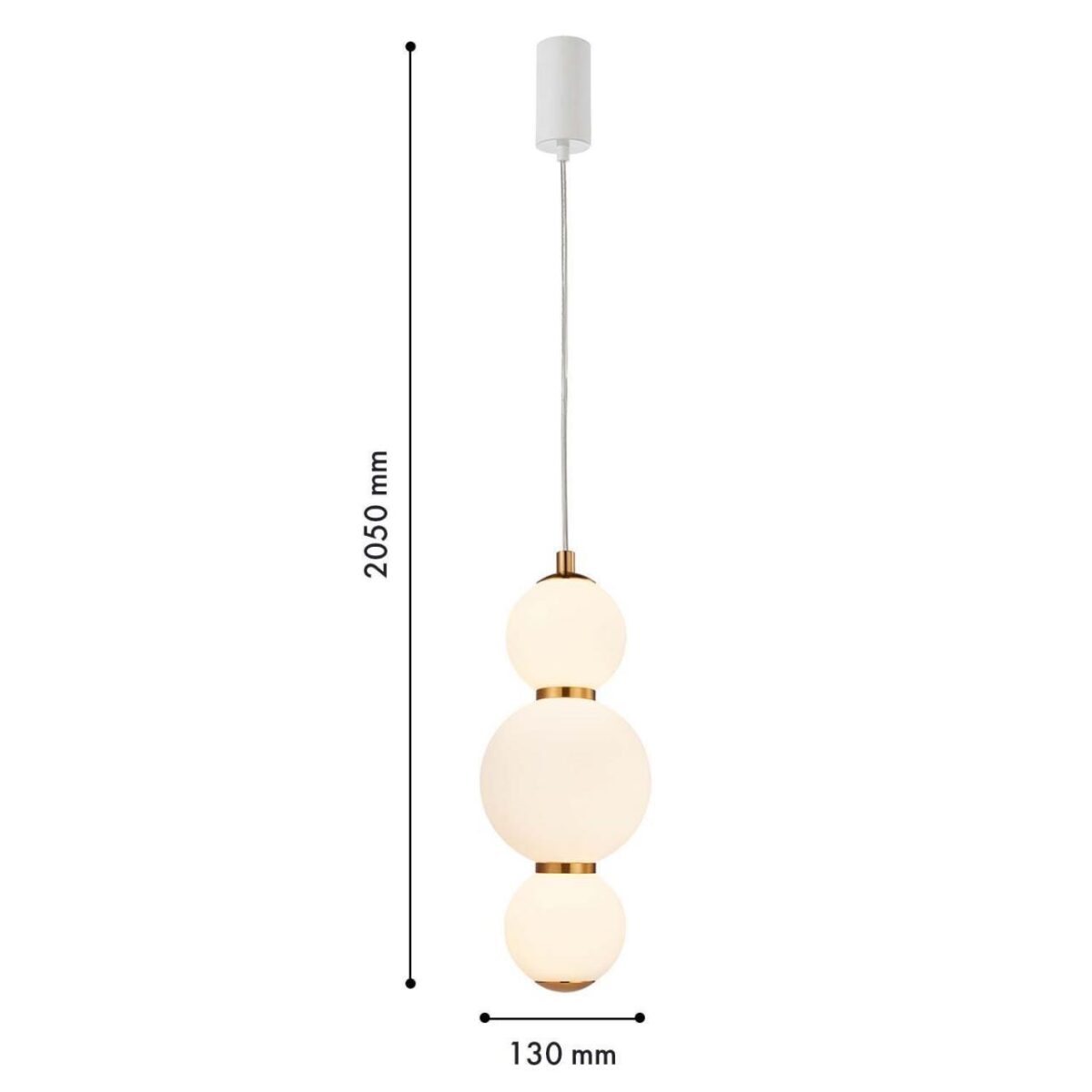 4613-1P, подвес, D130xH440/2050, LEDx7W, 910LM, 3000K, included — изображение 3
