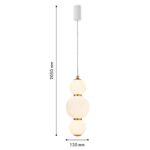 4613-1P, подвес, D130xH440/2050, LEDx7W, 910LM, 3000K, included — изображение 3