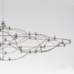 4305-6P, подвесная люстра, D585xH190/2190, LEDx23W, 5300LM, 3000K/4500K/6000K, included, remote control — изображение 6