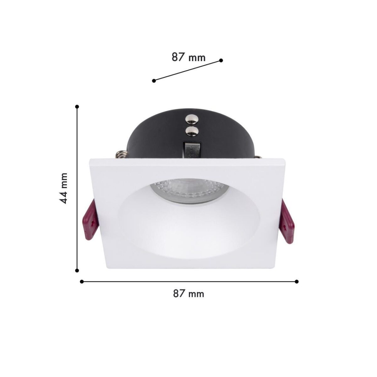 4530-1C, врезной светильник, L87xW87xH44, cutout:D75, 1xGU10x35W, IP65, excluded — изображение 2