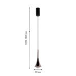 4292-1P, подвес, D90xH1500/1770, LEDx5W, 450LM, 4000K, included — изображение 3